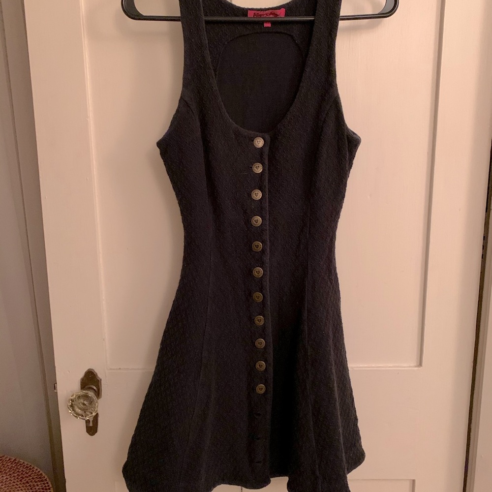 Betsey Johnson - Textured Jumper Dress